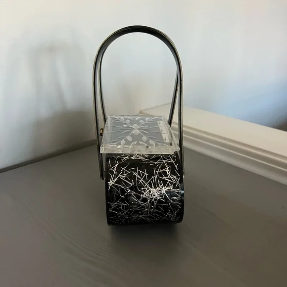 Florida Handmade Made in Miami Lucite Vintage Purse - Picture 6 of 11